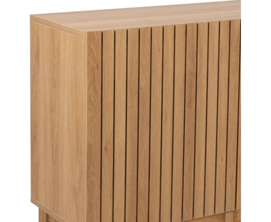 Sideboard SUNNY 80x40xH80cm, melamine oak