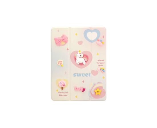 iLike   iPad 10.2 / 10.5 Tablet Case Design Unicorn White