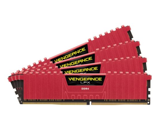 Corsair DDR4 64GB 2133-13 Vengeance LPX Red Quad