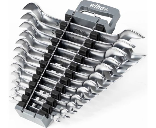 Wiha double open-end wrench set, 12 pieces, wrench (SW 6 - 32mm)