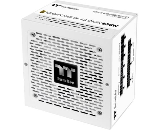 Thermaltake Toughpower GF A3 Snow 850W, PC power supply (white, 1x 12VHPWR, 5x PCIe, cable management, 850 watts)