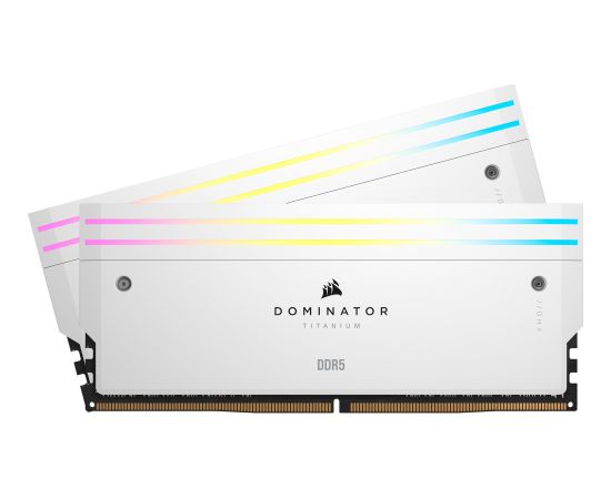 Corsair DDR5 - 48GB - 7200 - CL - 36 (2x 24 GB) dual kit (white, CMP48GX5M2X7200C36W, Dominator Titanium, INTEL XMP)