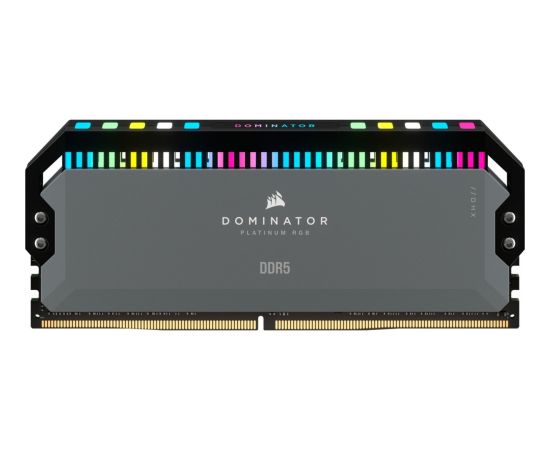 Corsair DDR5 - 32GB - 6000 - CL - 30  (2x 16 GB) dual kit, RAM (black, CMT32GX5M2B6000Z30K, Dominator Platinium, AMD EXPO)