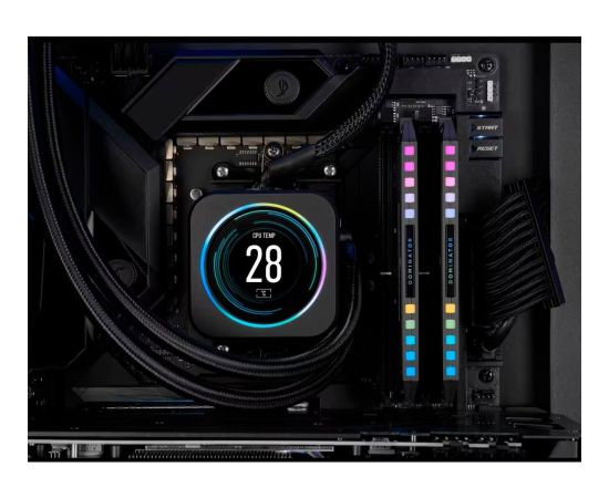 Corsair DDR5 - 32GB - 6000 - CL - 30  (2x 16 GB) dual kit, RAM (black, CMT32GX5M2B6000Z30K, Dominator Platinium, AMD EXPO)