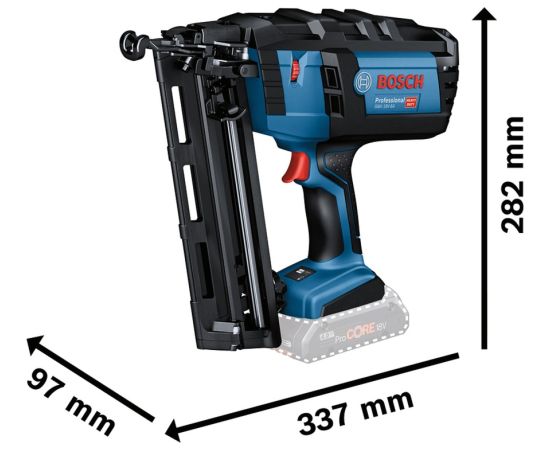 Bosch cordless compression nailer GNH 18V-64 Professional solo, 18 volts (blue/black, without battery and charger)