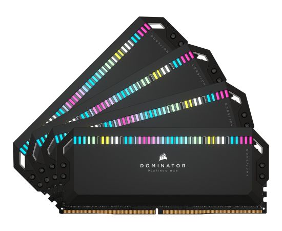 Corsair 64 GB DDR5-6600 Kit, memory (black, CMT64GX5M4B6600C32, Dominator Platinum RGB, XMP)