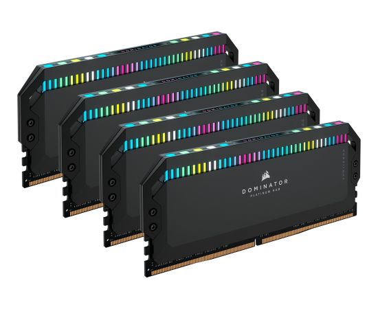 Corsair 64 GB DDR5-6600 Kit, memory (black, CMT64GX5M4B6600C32, Dominator Platinum RGB, XMP)