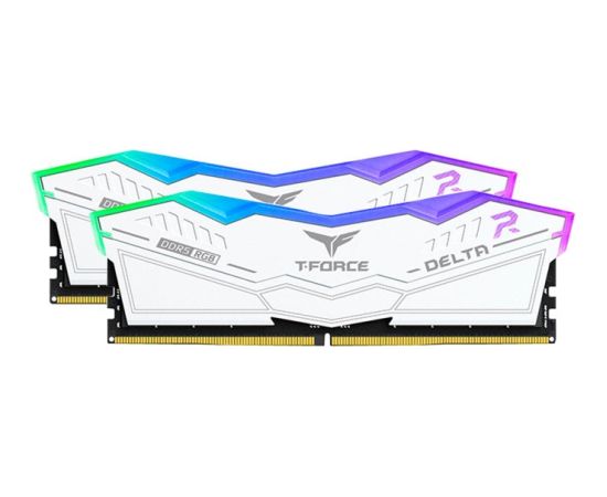 Team Group DDR5 64GB - 6000 - CL - 38 - Dual-Kit - FF4D564G6000HC38ADC01, Delta RGB, XMP, white