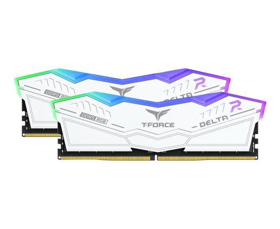 Team Group DDR5 32GB - 7800 - CL - 38 - Dual-Kit - DIMM - FF4D532G7800HC38DDC01, Delta RGB, XMP, white