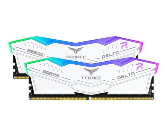 Team Group DDR5 32GB - 7200 - CL - 34 - Dual-Kit - DIMM - FF4D532G7200HC34ADC01, Delta RGB, XMP, white