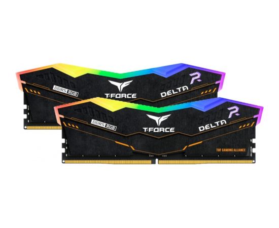 Team Group DDR5 32GB - 6000 - CL - 38 - Dual-Kit - DIMM - FF5D532G6000HC38ADC01, Delta TUF RGB, XMP, black