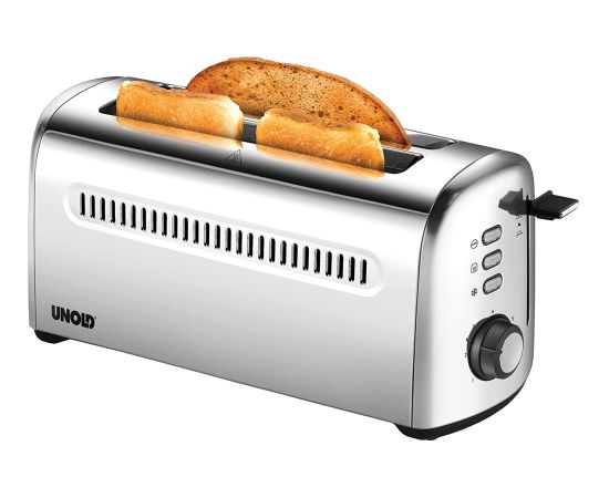 Unold Long Slot Toaster 4er Retro 38366 (stainless steel)