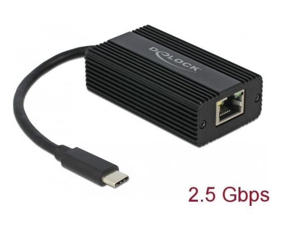 DeLOCK Adapter USB-C St> 2.5 Gigabit LAN