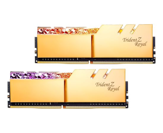 G.Skill DDR4 - 32 GB -3600 - CL - 18 - Dual Kit, Trident Z Royal (gold, F4-3600C18D-32GTRG)