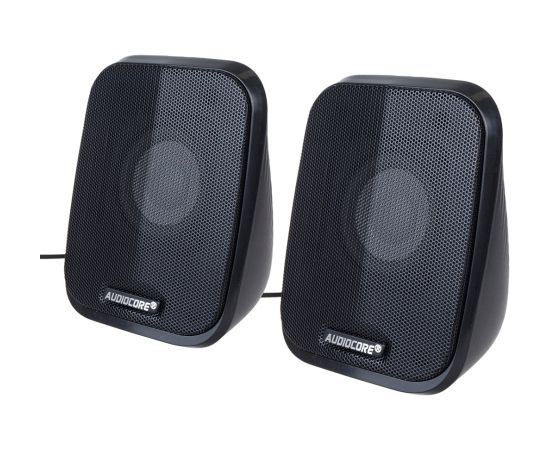 Audiocore AC835 2.0 Stereo Speakers With LED Backlighting For PC Laptop Smartphone