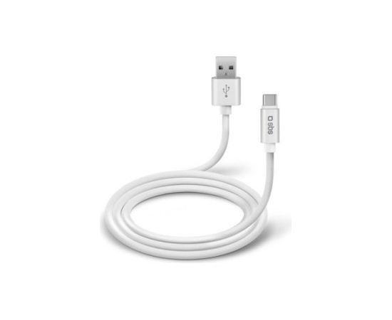 Data Cable USB 2.0 to Type-C 1m Polo Collection By SBS White