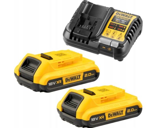 Dewalt DEWALT ŁADOWARKA DCB1104 +2x2,0Ah DCB1104D2