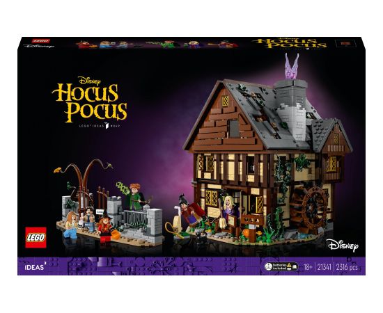 LEGO Ideas Disney Hocus Pocus: Коттедж сестер Сандерсон