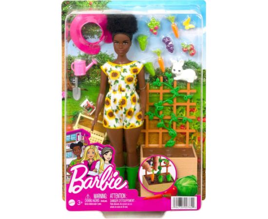 Lalka Barbie Barbie Mattel Lalka Barbie ogrodniczka z króliczkiem