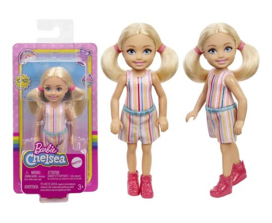 Lalka Barbie Mattel Mattel Barbie Chelsea lalka w garniturze z paskami