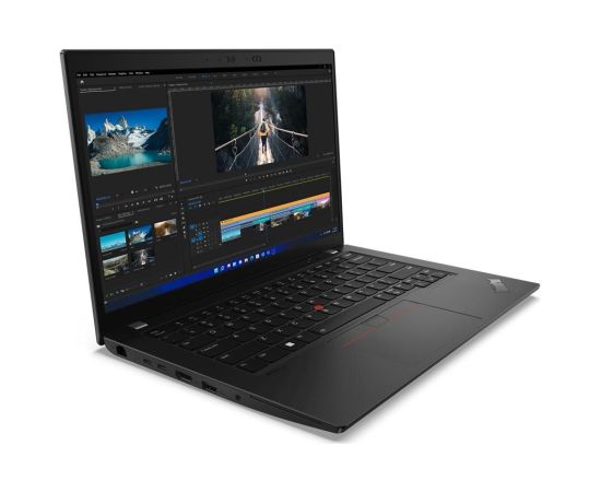 Lenovo ThinkPad L14 AMD Ryzen™ 5 PRO 5675U Laptop 35.6 cm (14") Touchscreen Full HD 16 GB DDR4-SDRAM 512 GB SSD Wi-Fi 6E (802.11ax) Windows 11 Pro Black New Repack/Repacked