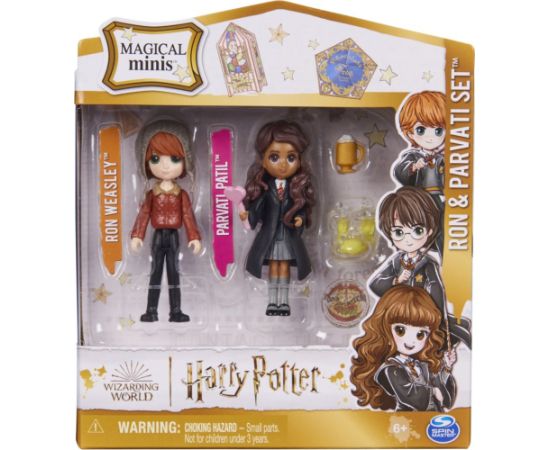 Spin Master Wizarding World Harry Potter: Ron  Parvati Set Magical Minis (6064902)