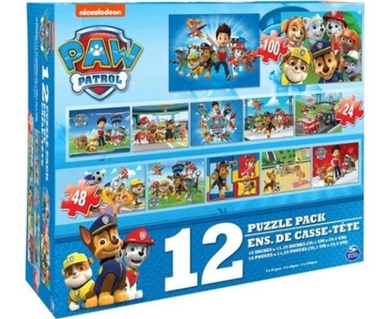 Spin Master Paw Patrol: 12 Puzzle Pack (6041049)