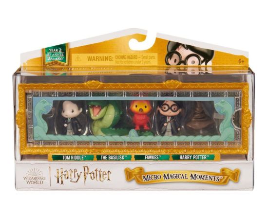 Spin Master Harry Potter: Micro Magical Moments - Tom Riddle/The Basilisk/Fawkes/Harry Potter Mini Figures 5Pack (6068622)