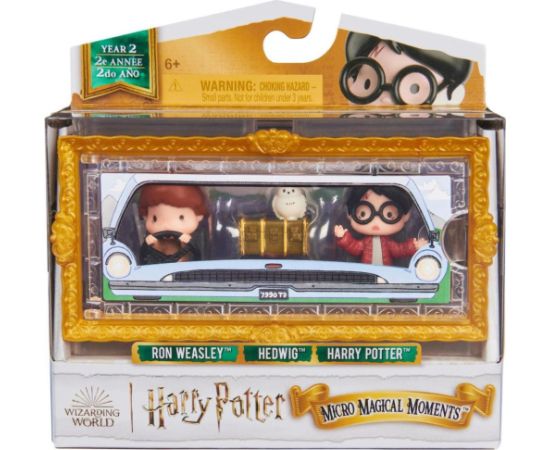 Spin Master Harry Potter: Micro Magical Moments - Ron Weasly/Hedwig/Harry Potter Mini Figures 3Pack (6068612)