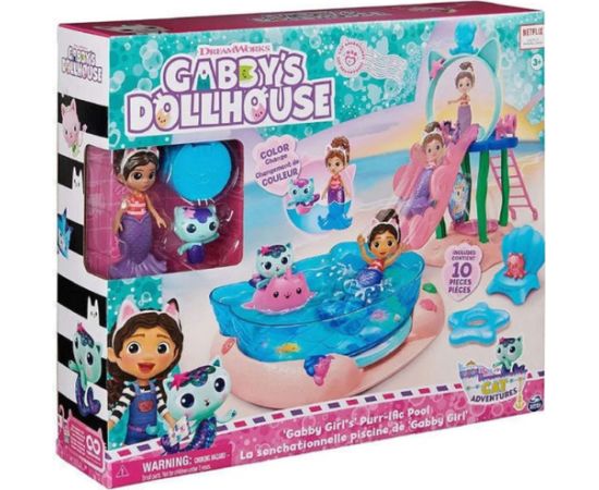 Spin Master Gabbys Dollhouse: Gabby Girls Purri-ific Pool (6067878)