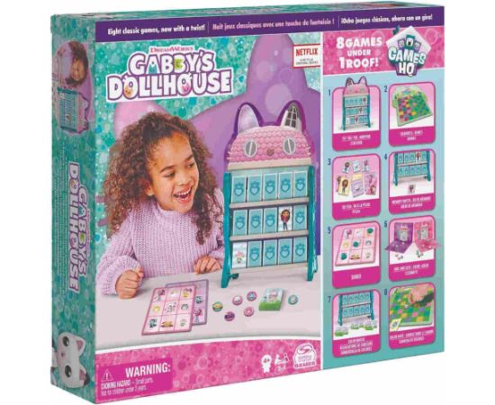 Spin Master Gabbys Dollhouse: 8 Games Under 1 Roof - Board Games (6065857)