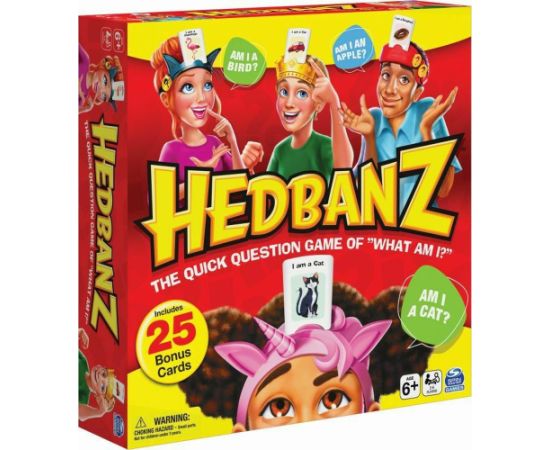 Spin Master Board Game: Hedbanz Family (Greek Language) (6059681)