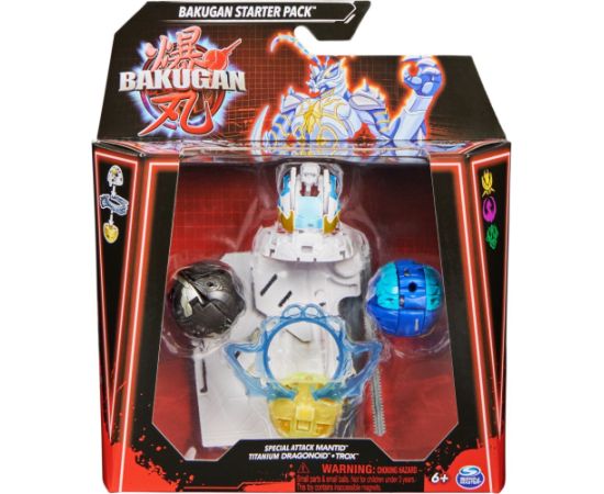 Spin Master Bakugan: Starter Pack - Special Attack Nillious/Titanium Dragonoid/Titanium Trox (20142185)