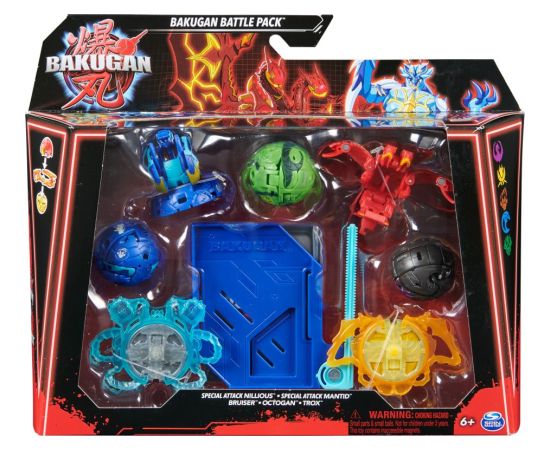 Spin Master Bakugan: Battle Pack - Special Attack Nillious/Mantid/Bruiser/Octogan/Trox (20142084)