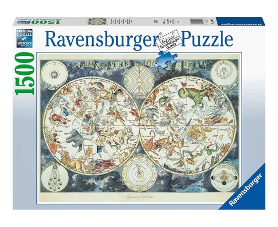 Ravensburger Puzzle: World Map of Fantastic Beasts (1500pcs) (16003)