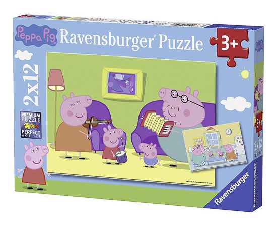 Ravensburger Puzzle: Peppa Pig (2x12pcs) (7596)