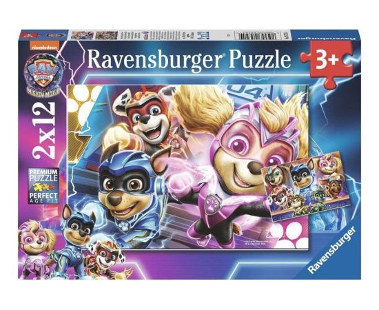 Ravensburger Puzzle: Paw Patrol The Mighty Movie (2x12pcs) (5721)