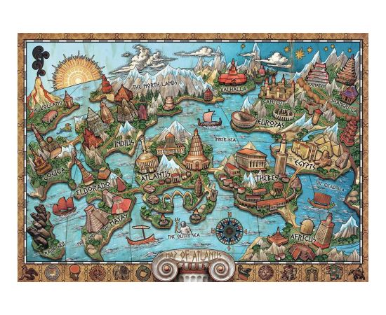 Ravensburger Puzzle: Mysterious Atlantis (1000pcs) (16728)