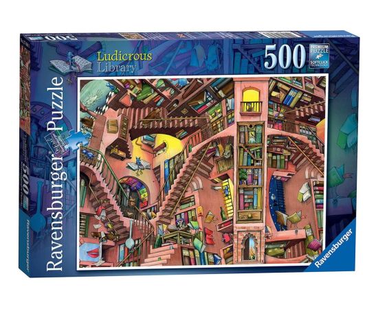 Ravensburger Puzzle: Ludicrous Library (500pcs) (17484)