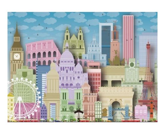 Ravensburger Puzzle: European Cities XXL (300pcs) (13355)