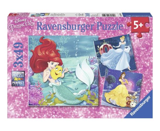 Ravensburger Puzzle: Disney Princess - Princesses Adventure (3X49pcs.) (09350)