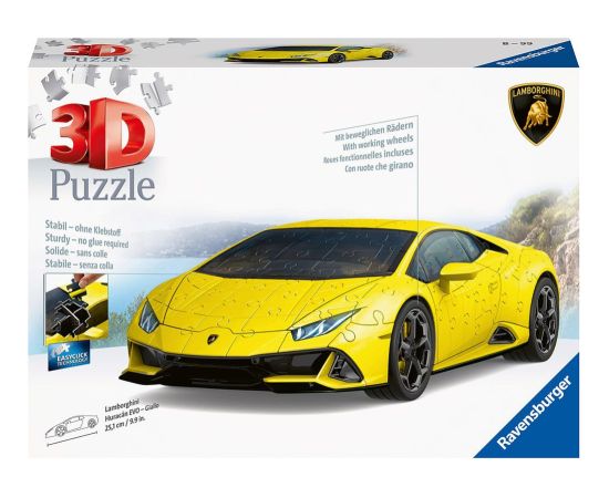 Ravensburger 3D Puzzle: Lamborghini Huracan (Yellow) (108pcs) (11562)