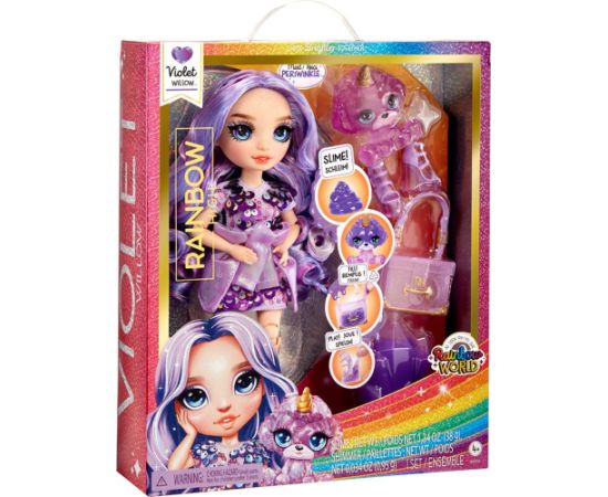 MGA Rainbow High: Violet Willow - (Purple) Doll  Slime (120223-EU)