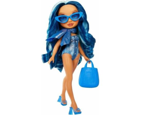 MGA Rainbow High: Swim  Style Fashion Doll- Skyler Bradshaw (Blue) Doll (507307-EUC)