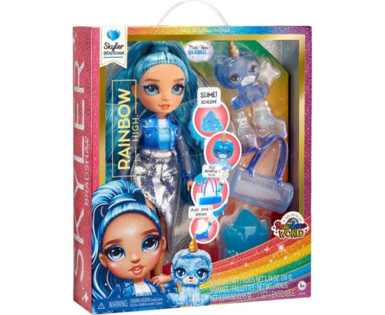 MGA Rainbow High: Skyler Bradshaw - (Blue) Doll  Slime (120216-EU)