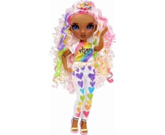 MGA Rainbow High: Color  Create DIY Fashion Doll - Purple Eyes/Curly Hair (594147EUC)