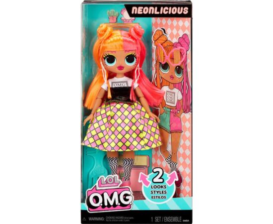 MGA L.O.L. Surprise!: O.M.G. - Neonlicious Doll (591580EUC)