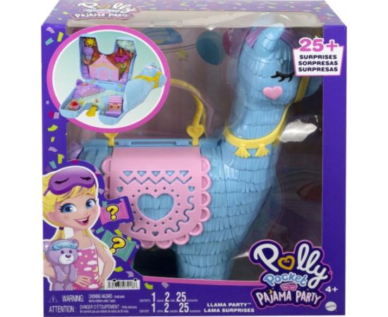 Mattel Polly Pocket: Pajama Party - Pajama Llama Lama Surprises (HHX74)