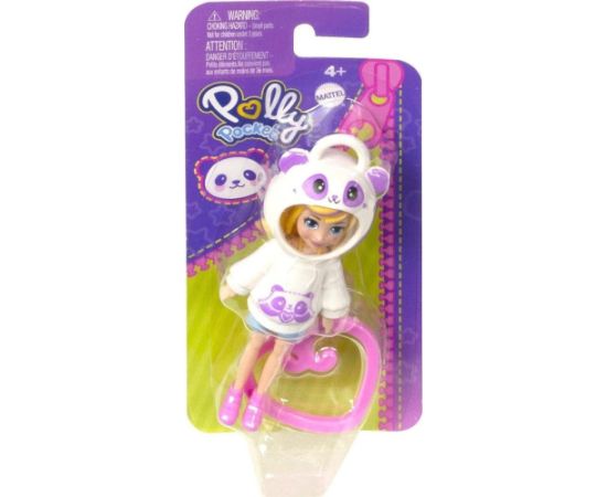 Mattel Polly Pocket: Hoodie Buddy - Panda figūriņa (HKW00)