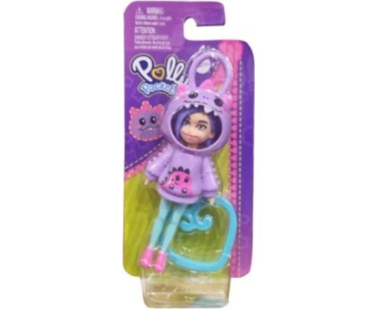 Mattel Polly Pocket: Friend Clips Doll with Hoodie Dyno (HRD62)